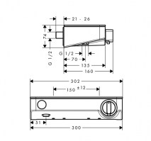TERMOSTATICA DUCHA SHOWERTABLET HANSGROHE
